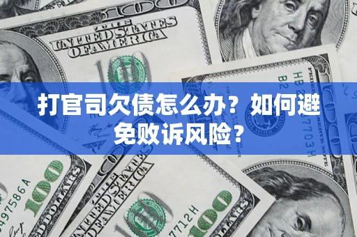 北京打官司欠债怎么办？如何避免败诉风险？