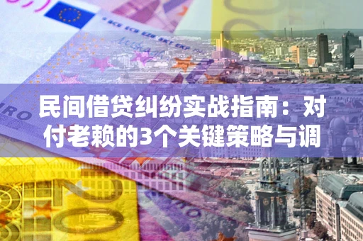 北京民间借贷纠纷实战指南：对付老赖的3个关键策略与调解盲区解析