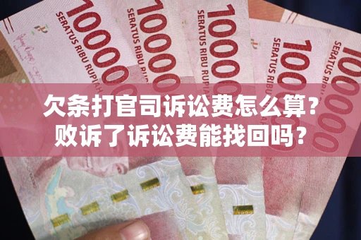 北京欠条打官司诉讼费怎么算？败诉了诉讼费能找回吗？