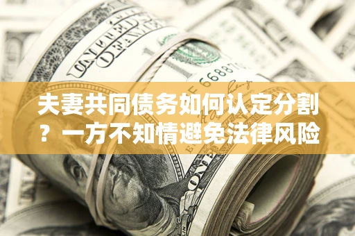 北京夫妻共同债务如何认定分割？一方不知情避免法律风险必看！